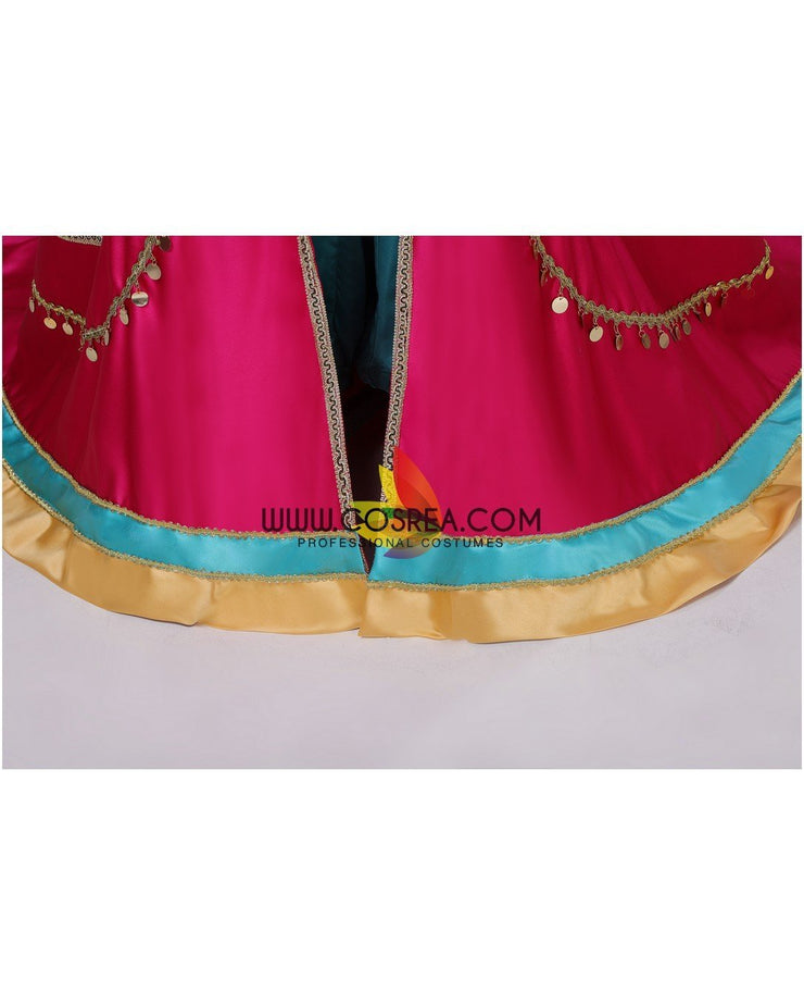 Princess Jasmine Formal Magenta Live Action Movie Cosplay Costume