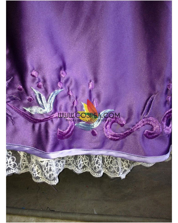 Princess Rapunzel Classic Embroidered Cosplay Costume