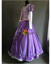 Princess Rapunzel Classic Embroidered Cosplay Costume