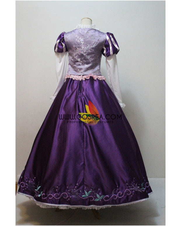 Princess Rapunzel Classic Embroidered Cosplay Costume