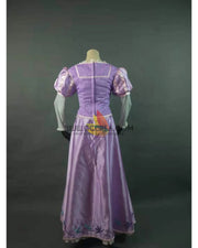 Cosrea Disney Rapunzel Classic Embroidered With Brocade Satin Cosplay Costume