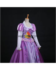 Princess Rapunzel Park Inspired Brocade Satin Cosplay Costume