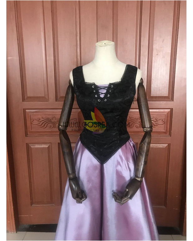 Cosrea Disney Sleeping Beauty Aurora Briar Rose Satin Cosplay Costume