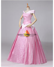 Princess Aurora Classic Brocade Satin Sleeping Beauty Cosplay Costume