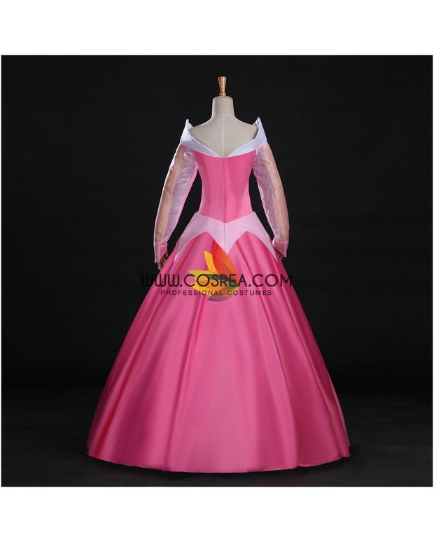 Princess Aurora Classic Pink Sleeping Beauty Cosplay Costume