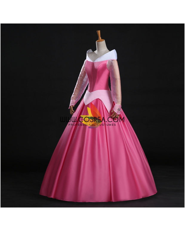 Princess Aurora Classic Pink Sleeping Beauty Cosplay Costume