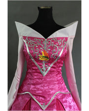 Princess Aurora Embroidered Brocade Sleeping Beauty Cosplay Costume