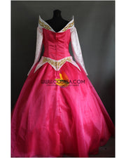 Princess Aurora Multilayer With Train Sleeping Beauty Cosplay Costume