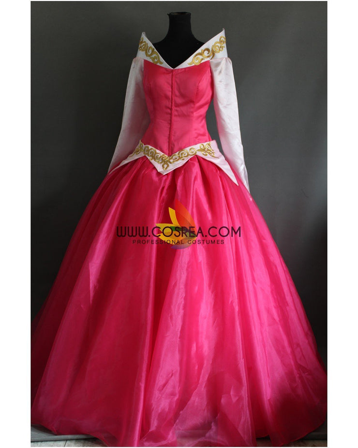 Princess Aurora Multilayer With Train Sleeping Beauty Cosplay Costume