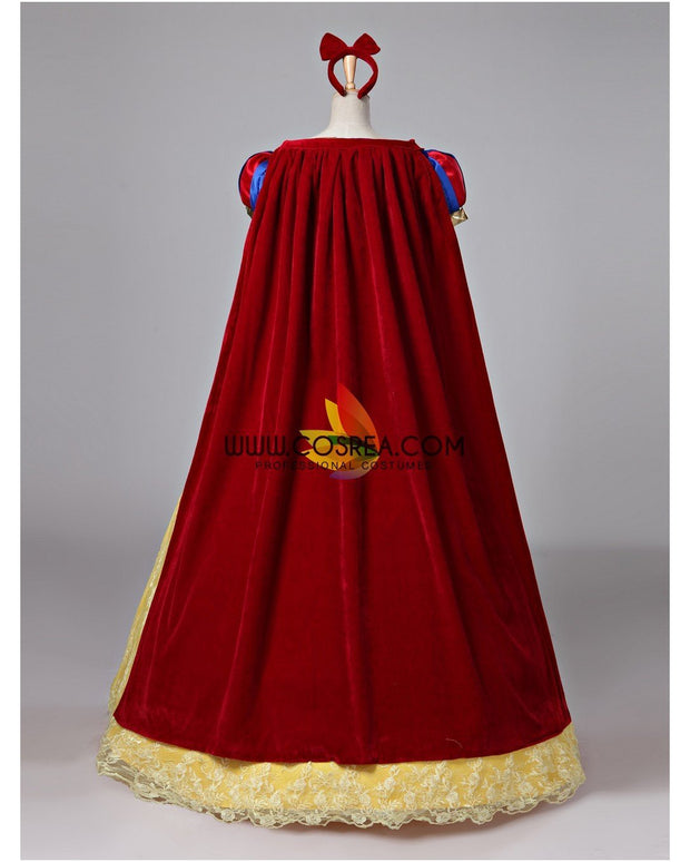 Princess Snow White Brocade Lace Cosplay Costume
