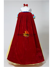 Cosrea Disney Snow White Brocade Satin Cosplay Costume