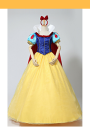 Cosrea Disney Snow White Brocade Satin Cosplay Costume