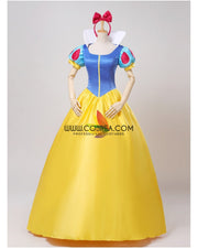 Princess Snow White Classic Satin Cosplay Costume