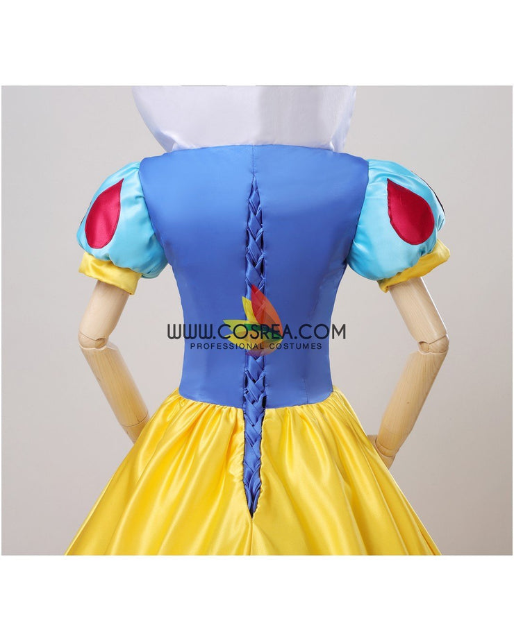 Princess Snow White Classic Satin Cosplay Costume