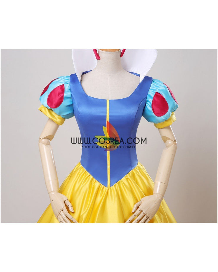 Princess Snow White Classic Satin Cosplay Costume