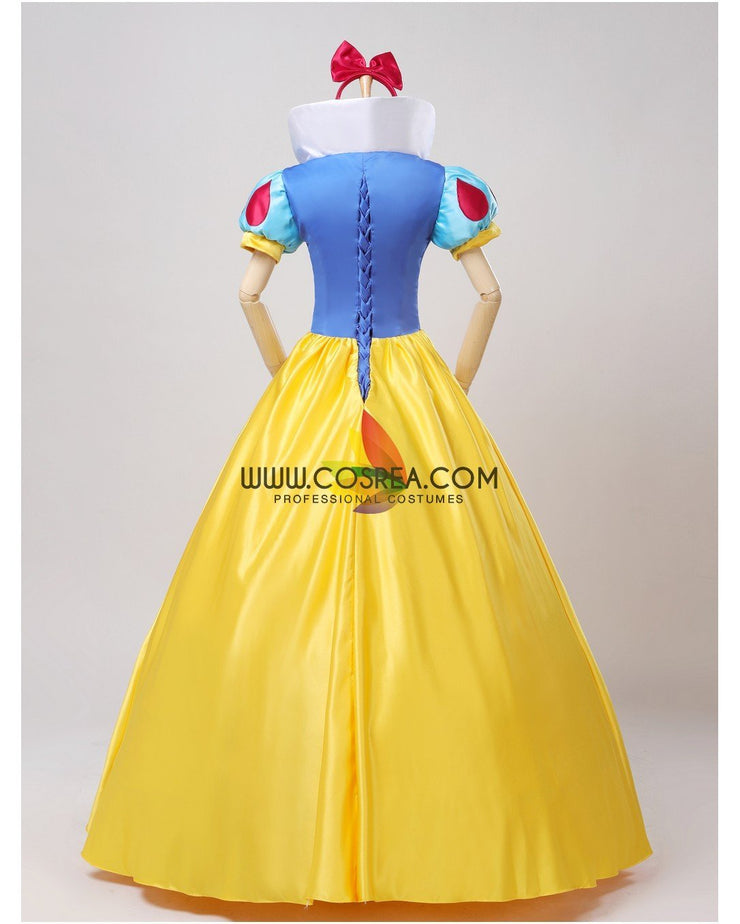 Princess Snow White Classic Satin Cosplay Costume