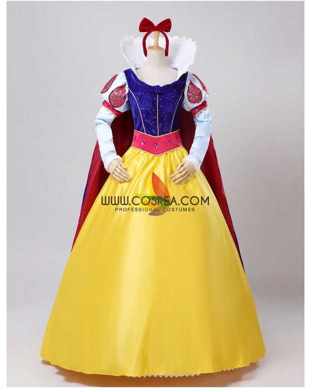 Princess Snow White Custom Long Sleeve Cosplay Costume