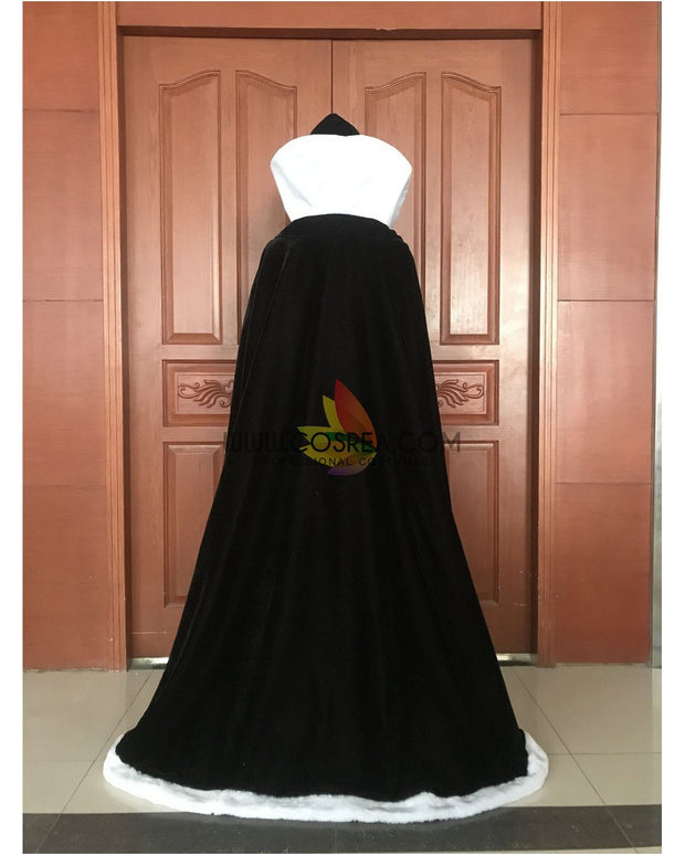 Cosrea Disney Snow White Evil Queen Brocade Satin Cosplay Costume