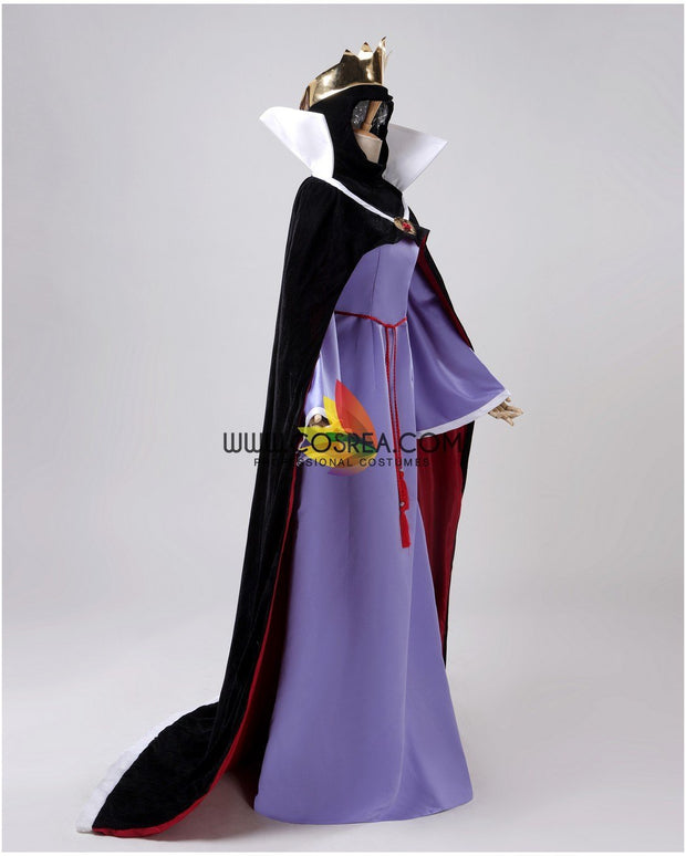 Princess Snow White Evil Queen Satin Cosplay Costume