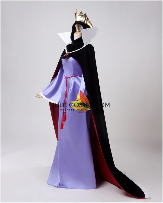 Princess Snow White Evil Queen Satin Cosplay Costume