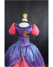 Step Sister Anastasia From Cinderella Gradient Satin Cosplay Costume