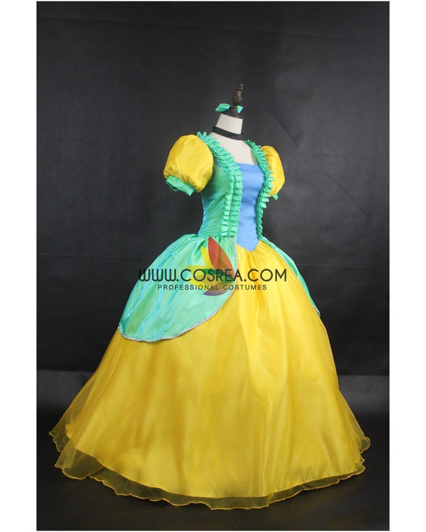 Step Sister Drizella From Cinderella Gradient Satin Cosplay Costume