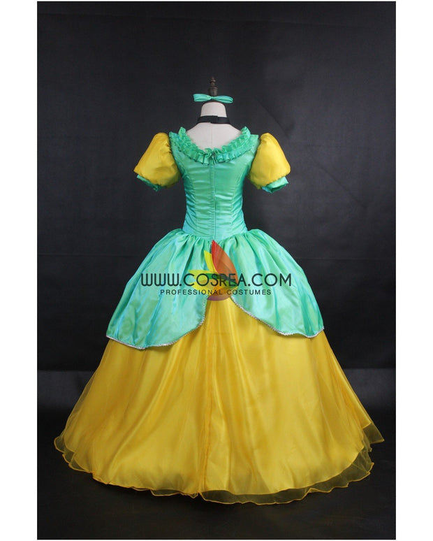 Step Sister Drizella From Cinderella Gradient Satin Cosplay Costume