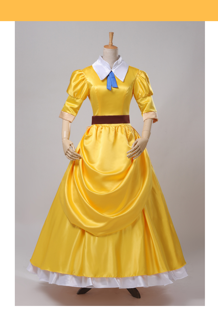 Cosrea Disney Tarzan Jane Porter Satin Cosplay Costume