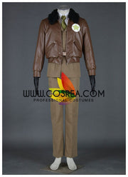 Cosrea F-J APH Hetalia USA PU Leather Cosplay Costume