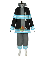 Cosrea F-J Fire Force 8th Company Male Uniform Cosplay Costume