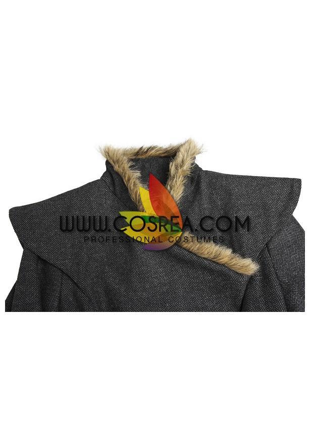 Cosrea F-J Game of Thrones Daenerys Chevron Fur Trimmed Cosplay Costume