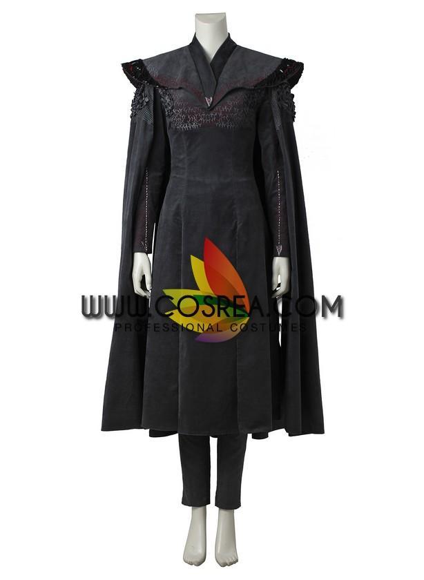 Cosrea F-J Game of Thrones Daenerys Chevron Season 7 Cosplay Costume