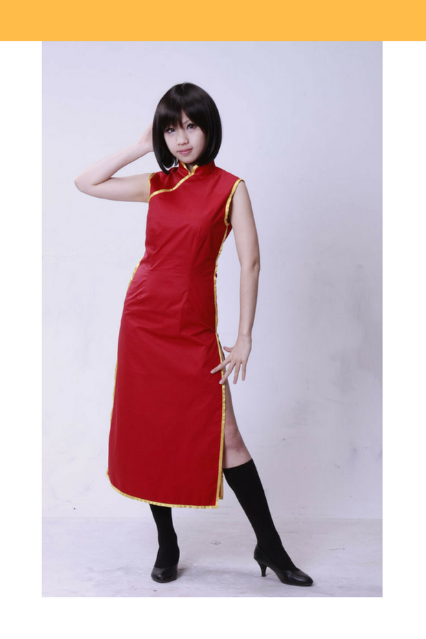 Cosrea F-J Gintama Kagura Qipao Cosplay Costume