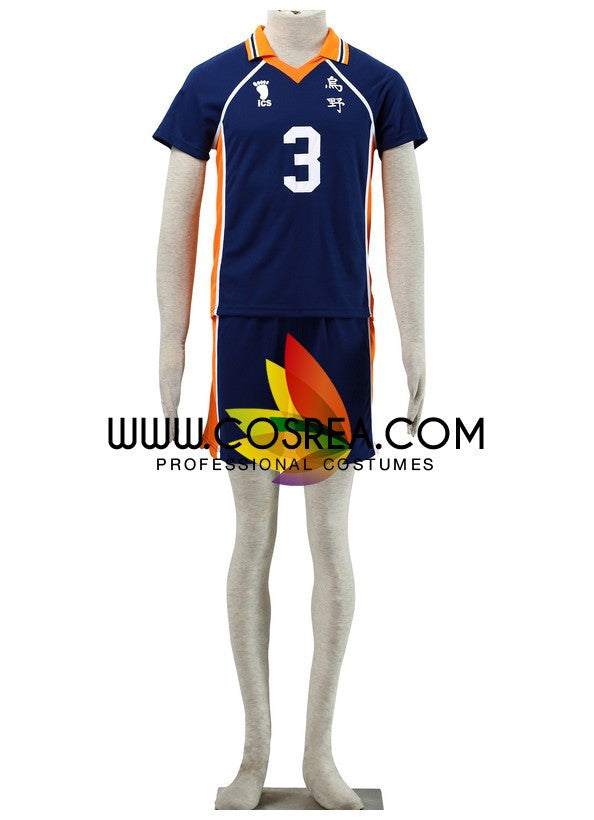 Cosrea F-J Haikyuu Karasuno High 3 Cosplay Costume