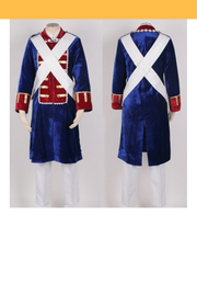 Cosrea F-J Hetalia America Revolutionary War Cosplay Costume