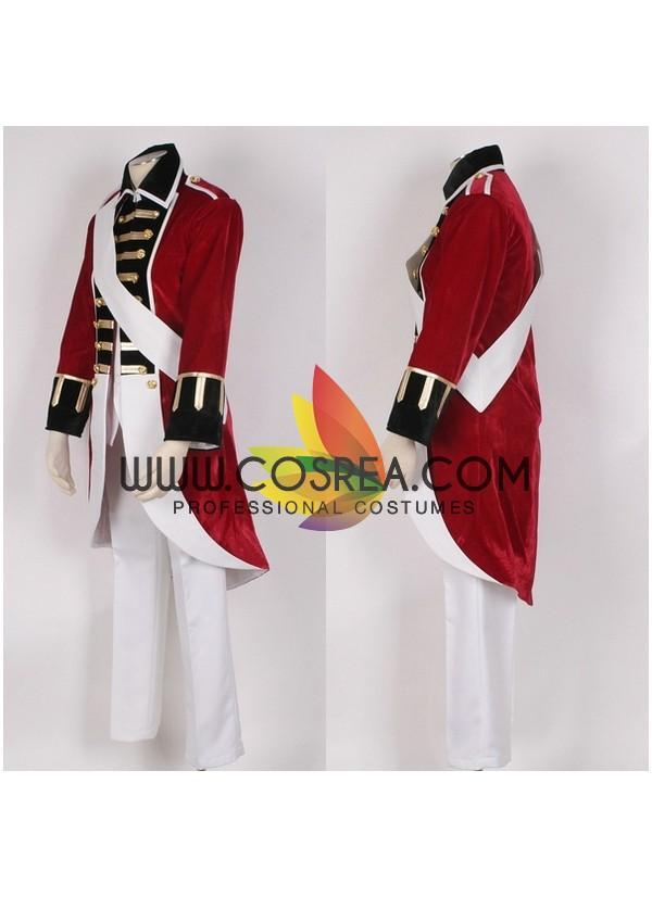 Cosrea F-J Hetalia England Revolutionary War Cosplay Costume