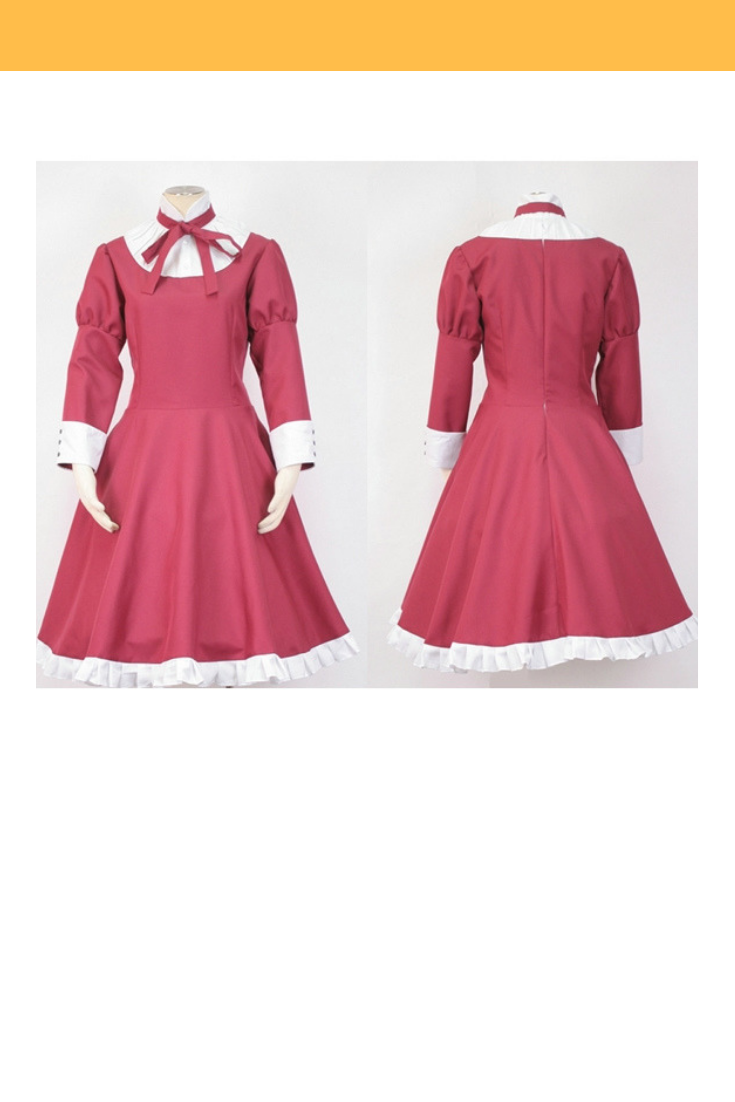 Cosrea F-J Hetalia Liechtenstein Sakura Red Cosplay Costume