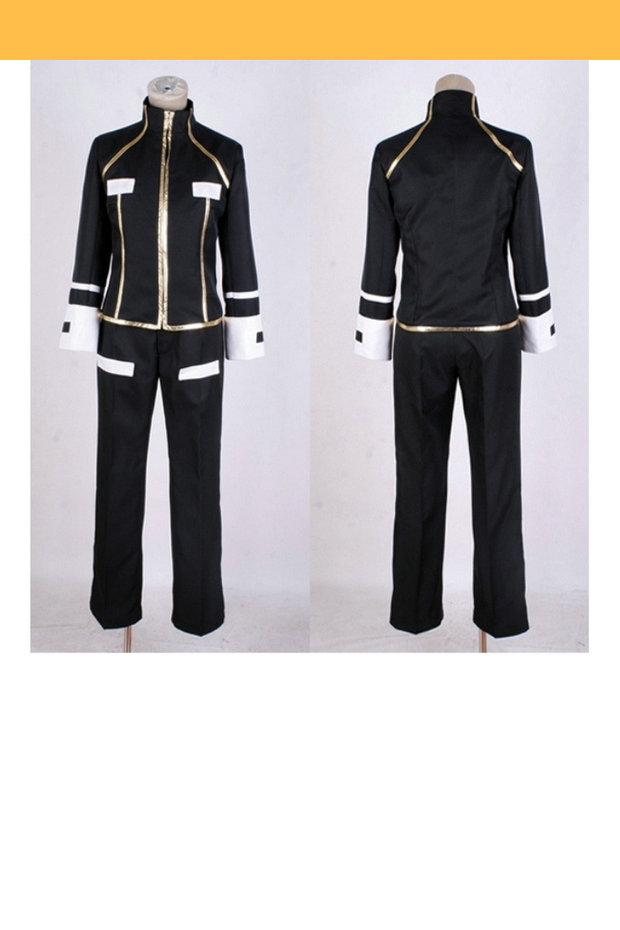 Cosrea F-J Hitman Reborn Enma Kozato With Gold Accent Cosplay Costume