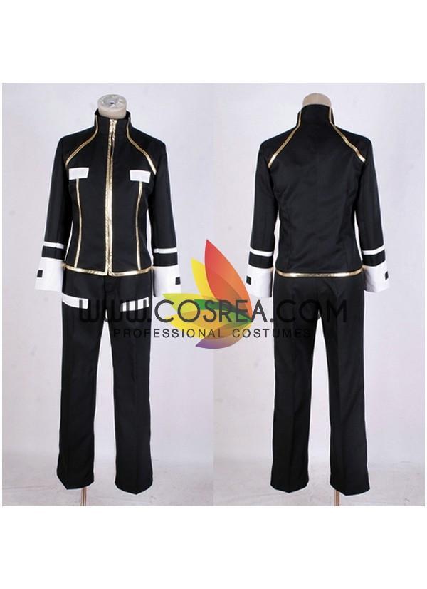 Cosrea F-J Hitman Reborn Enma Kozato With Gold Accent Cosplay Costume