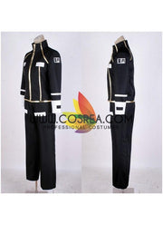 Cosrea F-J Hitman Reborn Enma Kozato With Gold Accent Cosplay Costume