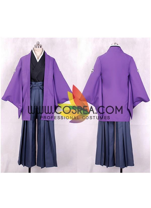 Cosrea F-J Hitman Reborn Kyoya Hibari Kimono Cosplay Costume