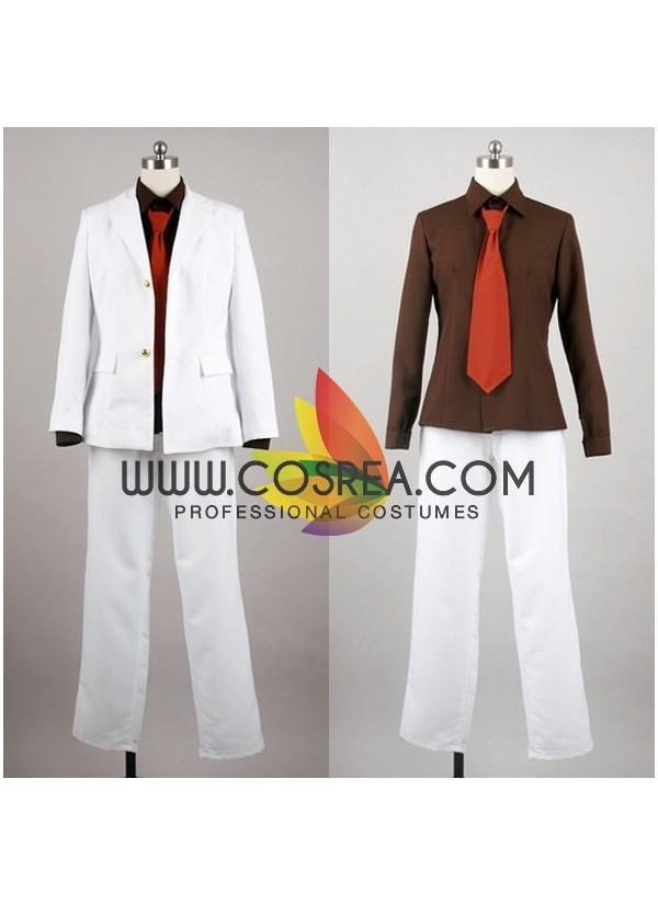 Cosrea F-J Hitman Reborn Mukuro Rokudo Casual Wear Cosplay Costume