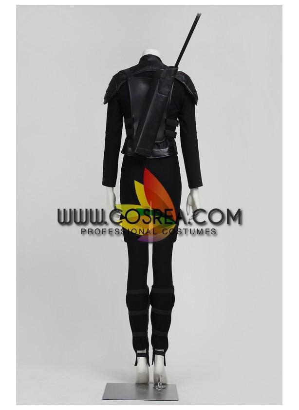 Cosrea F-J Hunger Games Katniss Everdeen Mockingjay 1 Cosplay Costume