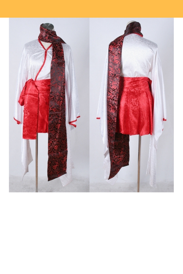 Cosrea F-J Inu x Boku SS Ririchiyo Shirakiin Brocade Satin Version Cosplay Costume