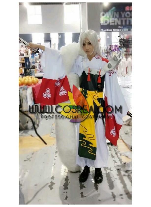 Cosrea F-J Inuyasha Sesshomaru Cosplay Costume