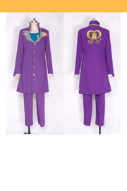 Cosrea F-J JoJo's Bizarre Adventure Josuke Higashikata Purple Cosplay Costume