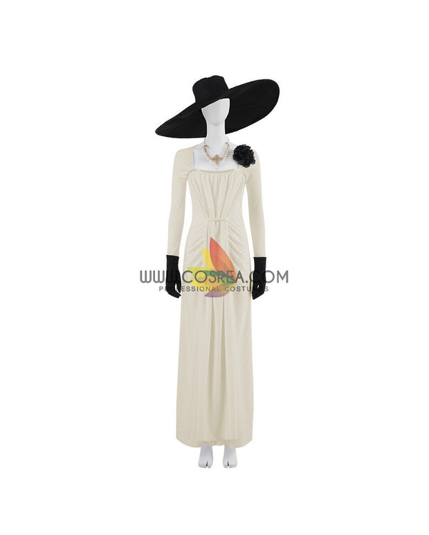 Cosrea Games Alcina Dimitrescu Uniform Fabric Version Resident Evil 8 Cosplay Costume