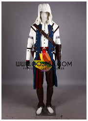 Cosrea Games Assassin's Creed III Connor White Cosplay Costume