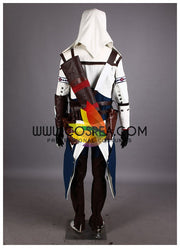 Cosrea Games Assassin's Creed III Connor White Cosplay Costume