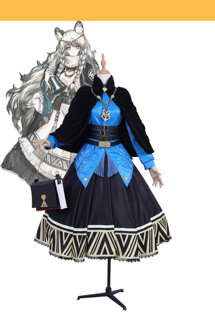 Cosrea Games Caster's Frost Icefield Messenger Arknights Cosplay Costume
